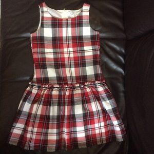 Like New Children’s Place Plaid Holiday Dress 6X/7